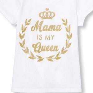 ❤️MAMA IS MY QUEEN TEE (GOLD)